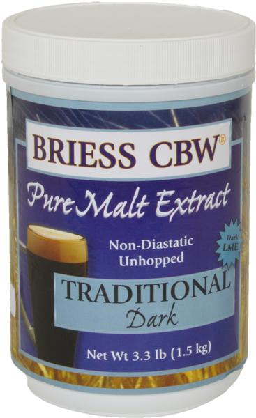 Traditional Dark - Briess (USA) Pure Malt Extract - 3.3 Lb.