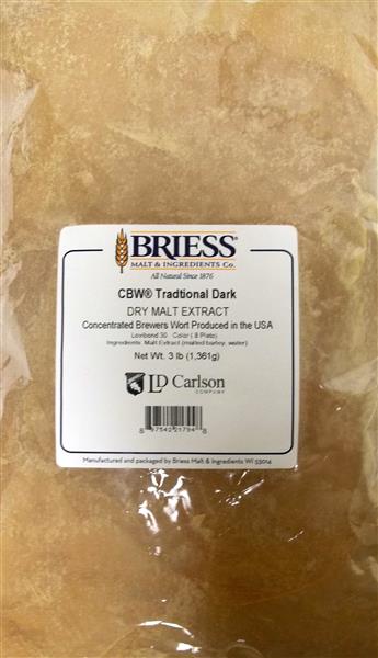 Briess CBW Dark Dry Malt Extract - 3lb