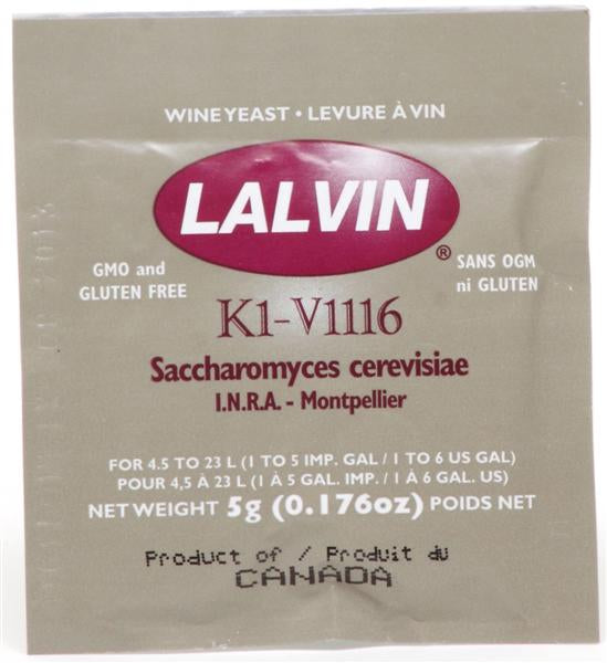 Lalvin K1V-1116 Wine Yeast - All Purpose