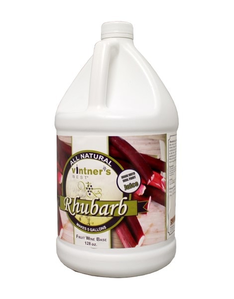 Vintners Best Rhubarb Fruit Wine Base - One Gallon Jug