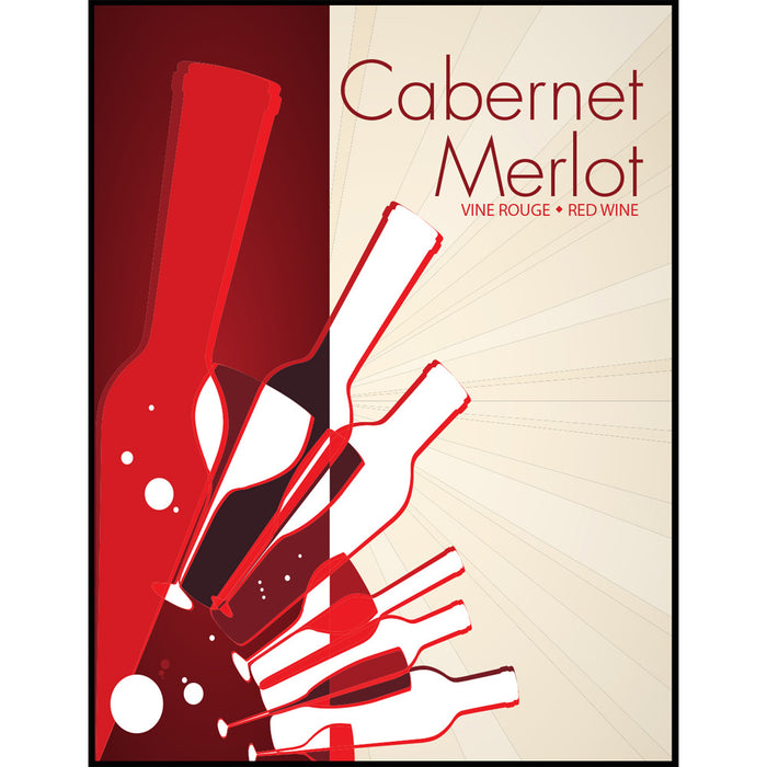 Cabernet Merlot Wine Labels