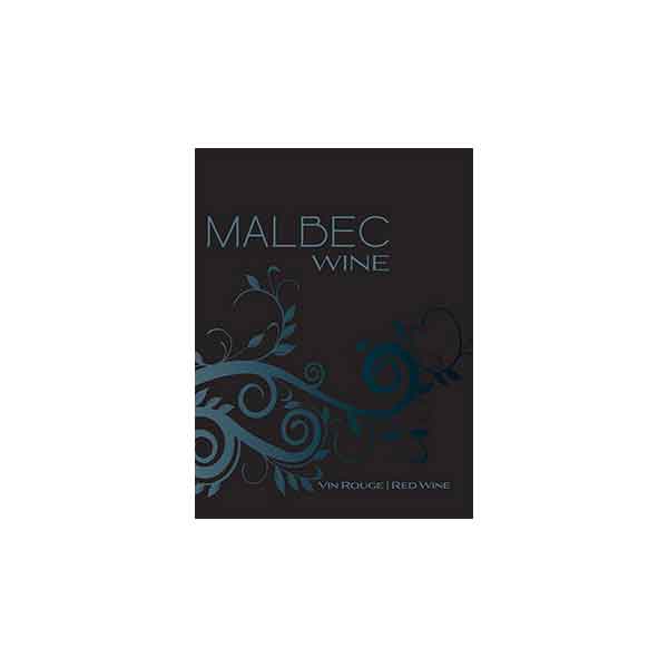 Malbec Wine Labels - 30 Pack