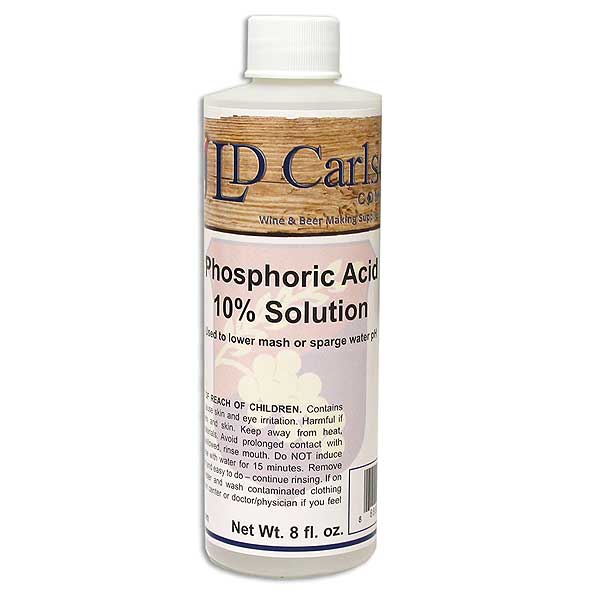 Phosphoric Acid 10% Solution 8 oz Bottle