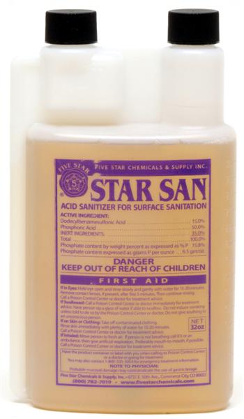 Star San Sanitizer - 32 oz Bottle