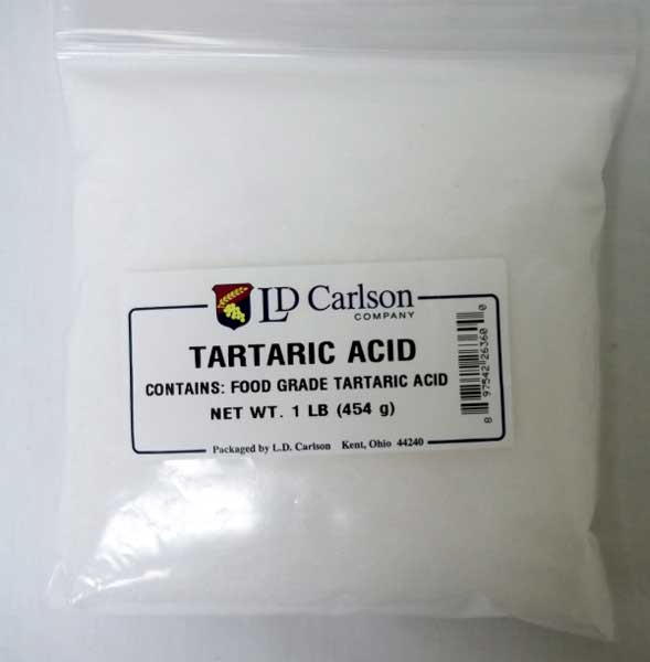 Tartaric Acid - Dry - 1lb