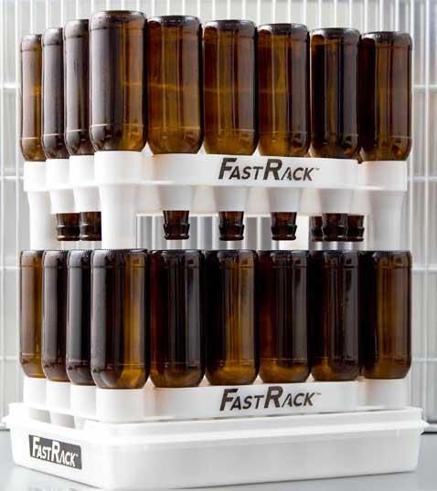 FastRack Starter Kit for Beer Bottles - 2 Racks and 1 Tray