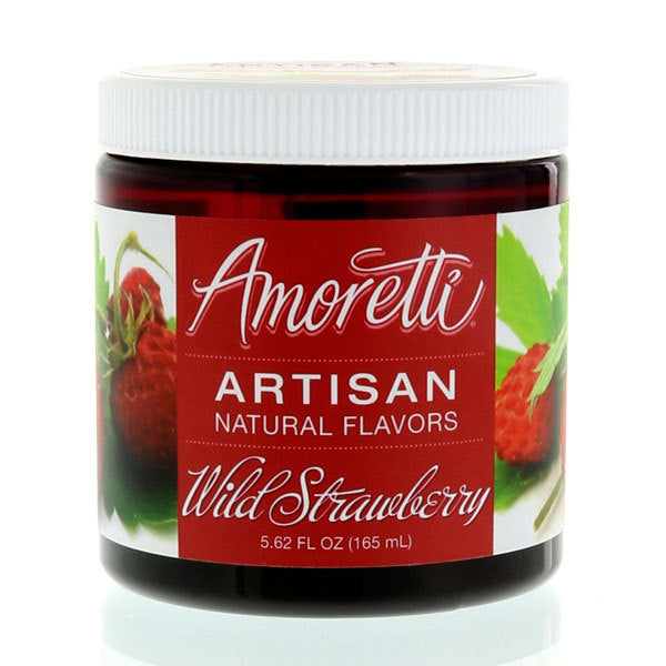 Amoretti Strawberry Artisan Natural Flavoring, 8 oz