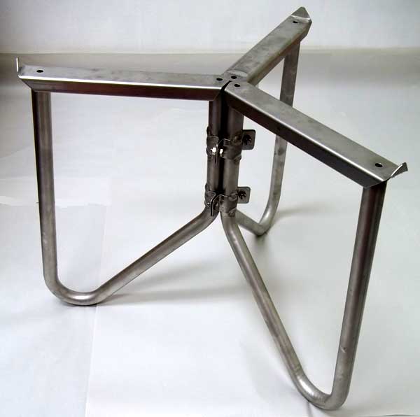 Stainless Steel Support Stand - 20 in / 500 mm - Works with 100L and 200L Marchisio Varialbe Capacity Tanks