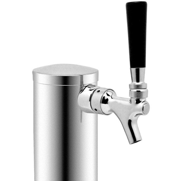 3 in. Single Tap Draft Beer Tower w/Standard Faucet