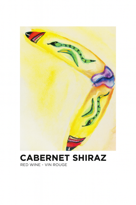 Cabernet Shiraz Wine Labels