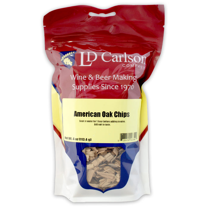 American Oak Chips - Light Toast - 4 oz.