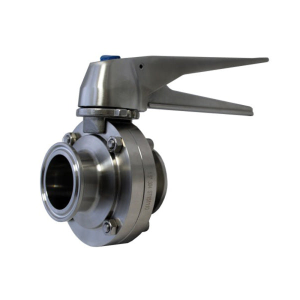 1.5 in. Tri-Clamp Butterfly Valve - 304 Stainless Steel