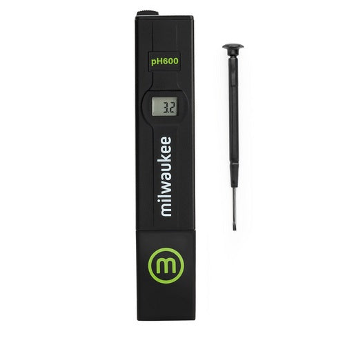 Milwaukee pH600 Digital pH Meter for Brewing & Winemaking with 0-14 pH Range