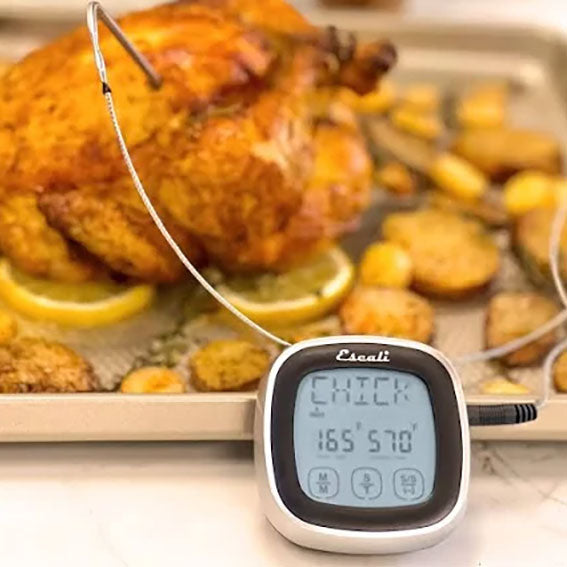 Escali Touch Screen Digital Thermometer and Timer with Probe