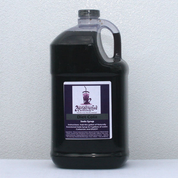 Diet Cola Soda Syrup Concentrate (1 Gallon Jug) - Makes 5 Gallons