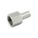 Stainless Barbed Fitting - 1/4 in. Female NPT x 1/4 in. Barb