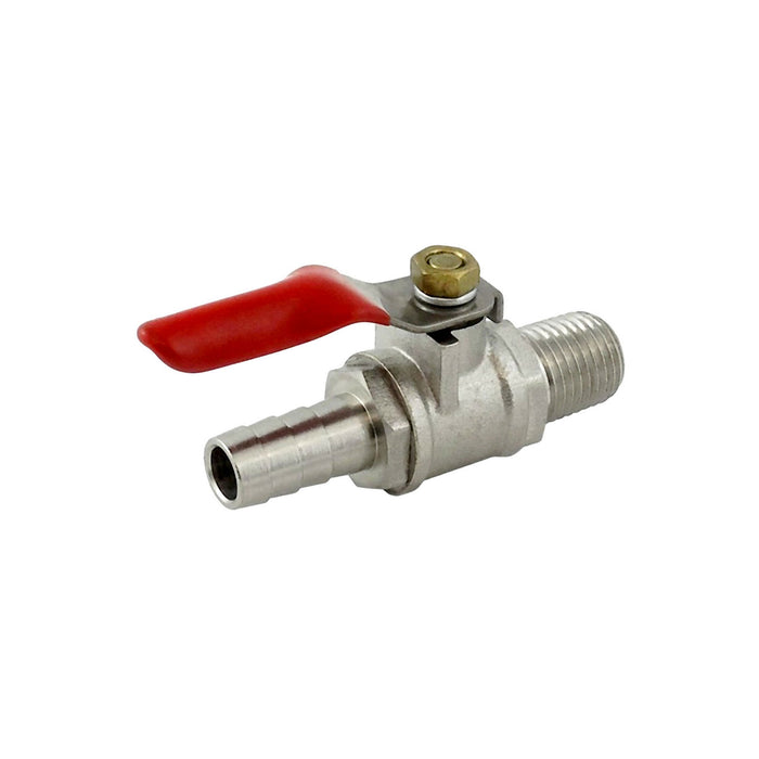 Shutoff Valve with Check - 1/4 in. MPT x 3/8 in. Barb