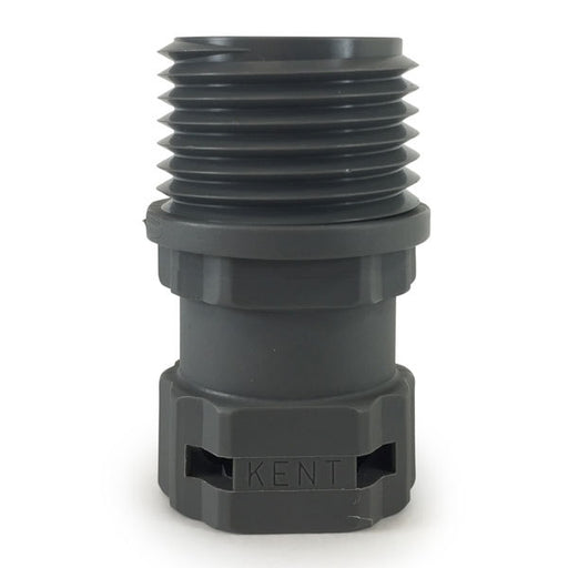 Quick Connect 1/2 in. NPT X Female shut-off (gray) - Kent Systems