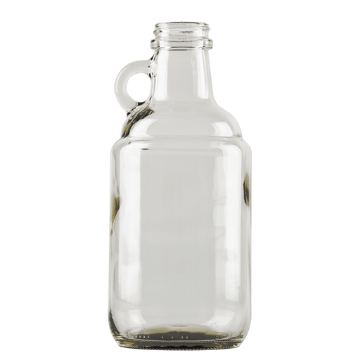 Clear Farmhouse Growler 750mL – Rustic Glass Bottle for Beverages & Storage