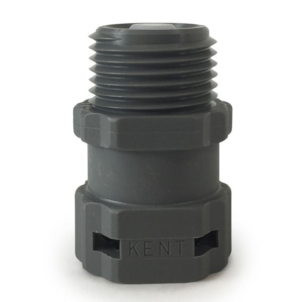 Quick Connect 3/8 in. NPT X Female shut-off (gray) - Kent Systems