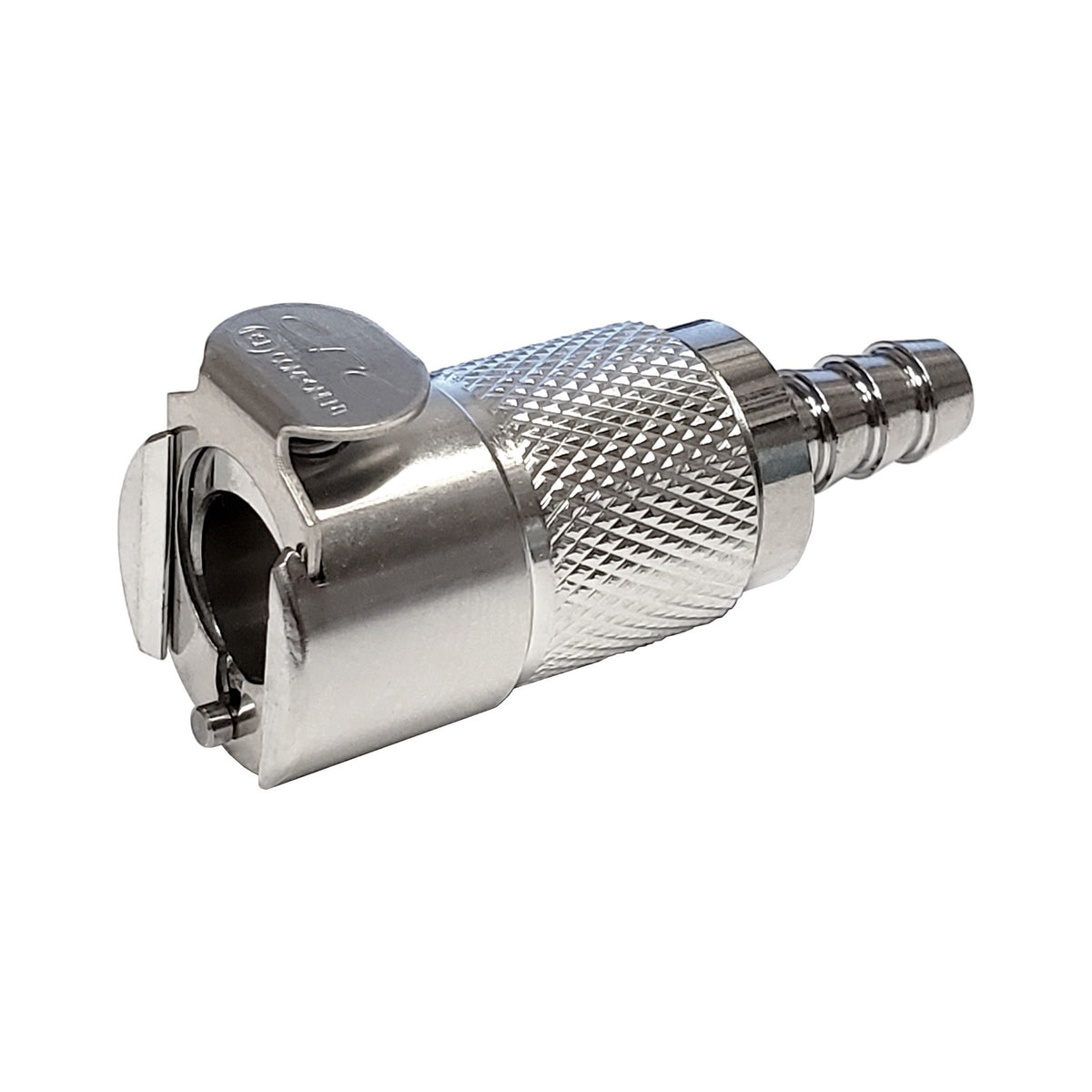 CPC LC 1/4 in. Hose Barb Quick Disconnect Body w/ Shutoff — HomeBrewIt ...