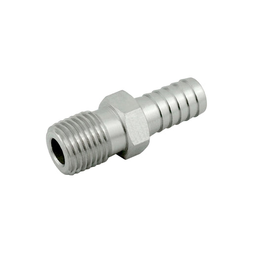 3/8MPT X 1/2 Barb SS