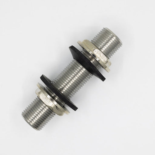 3 in. Double Ended Shank Wall Coupling for Jockey Box - 5/16 in. Bore - CP Brass