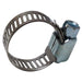 Large Worm Clamp for 5/16 - 7/8 in. OD Tubing - Stainless Steel