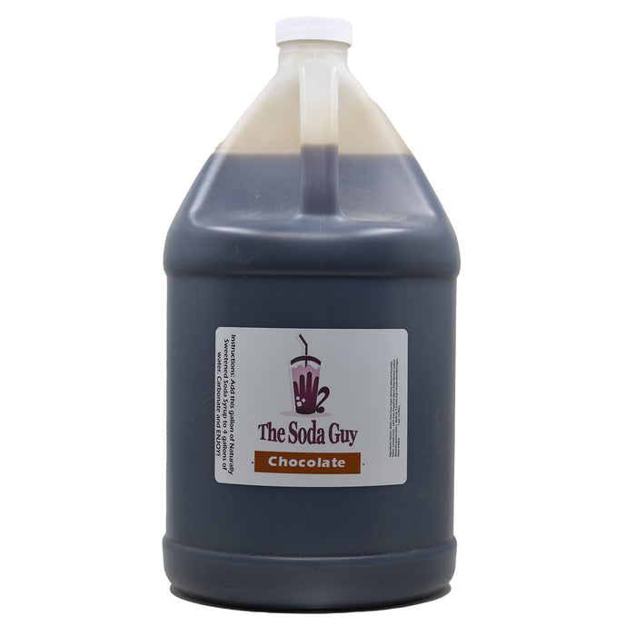 Chocolate Soda Syrup Concentrate (1 Gallon Jug) - Makes 5 Gallons