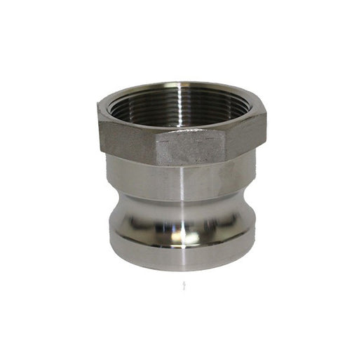 Male Camlock Disconnect x 1/2 in. FPT, 304 SS