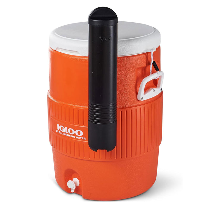 10 Gallon Orange Igloo Beverage Cooler