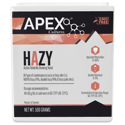 Hazy Ale - APEX Cultures Dry Yeast - 500 g