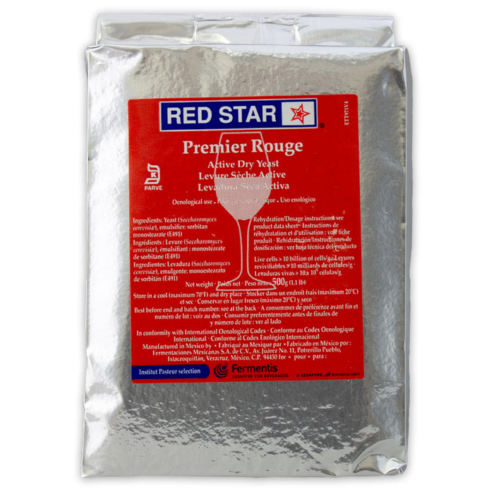 Red Star Pasteur Red (Premier Rouge) Wine Yeast - (500 g)