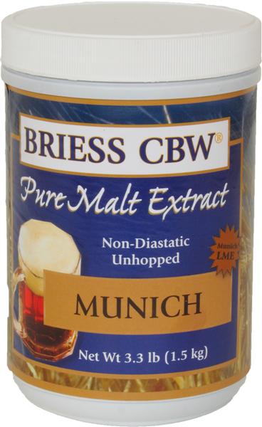 Munich - Briess (USA) Pure Malt Extract - 3.3 Lb.