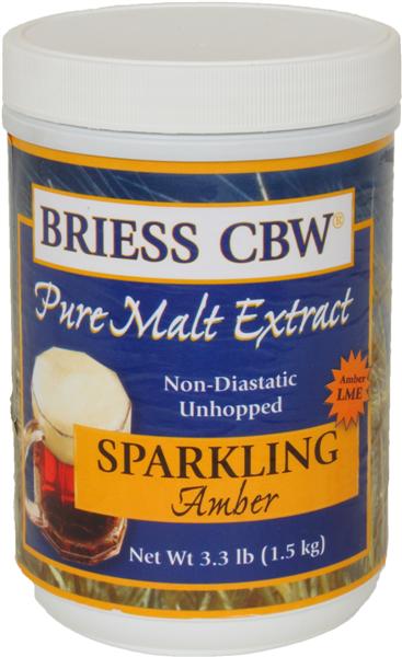 Amber - Briess (USA) Pure Malt Extract - 3.3 Lb.