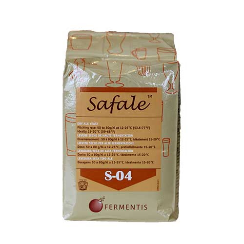 Safale S-04 Dry Ale Yeast 500 Grams