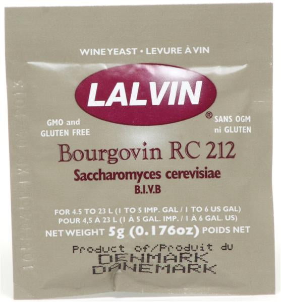 Lalvin RC-212 Wine Yeast - Red Wines