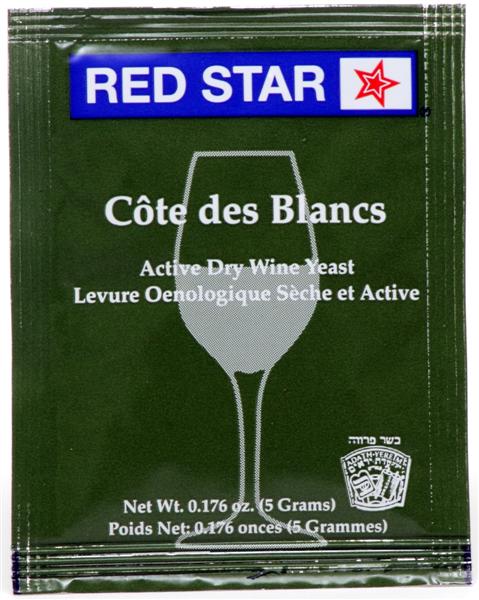 Red Star Cotes Des Blanc Wine Yeast - Sparkling and Non-Grape