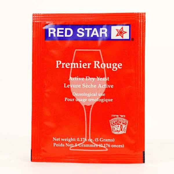Red Star Premier Rouge Active Freeze Dried Wine Yeast