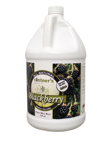 Vintners Best Blackberry Fruit Wine Base - One Gallon Jug
