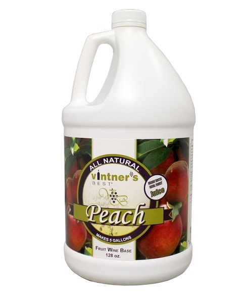 Vintners Best Peach Fruit Wine Base - One Gallon Jug