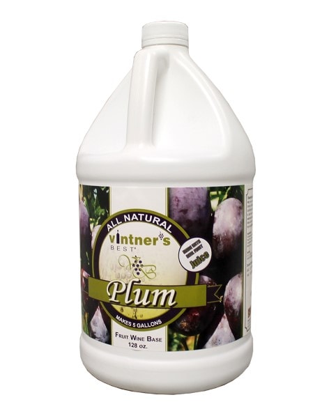 Vintners Best Plum Fruit Wine Base - One Gallon Jug