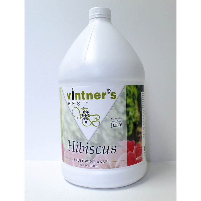 Vintners Best Hibiscus Fruit Wine Base - One Gallon Jug