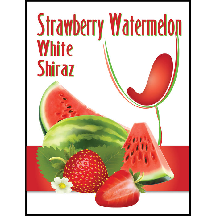 Strawberry Watermelon Mist Wine Labels