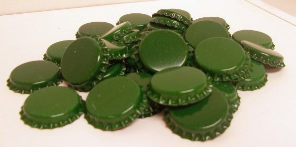 Green Beer Bottle Caps (Crowns) - 144ct - with Oxy-Liner