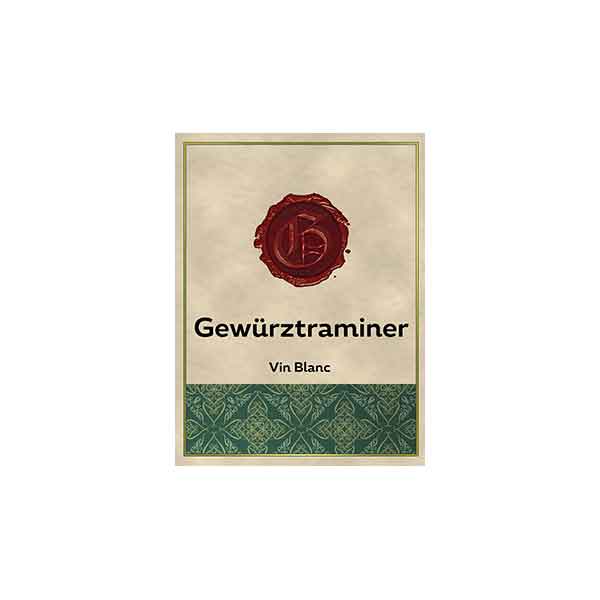 Gewurztraminer Wine Labels - 30 Pack