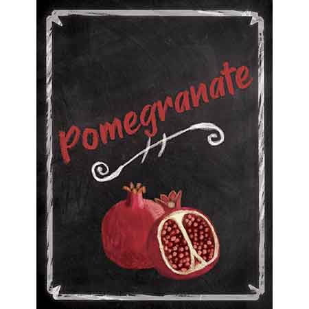Pomegranate Self Adhesive Wine Labels, pkg of 30