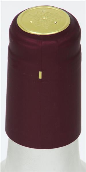 Burgundy Shrink Caps - 30 Count