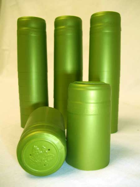 Lime Green Shrink Caps - 30 Count