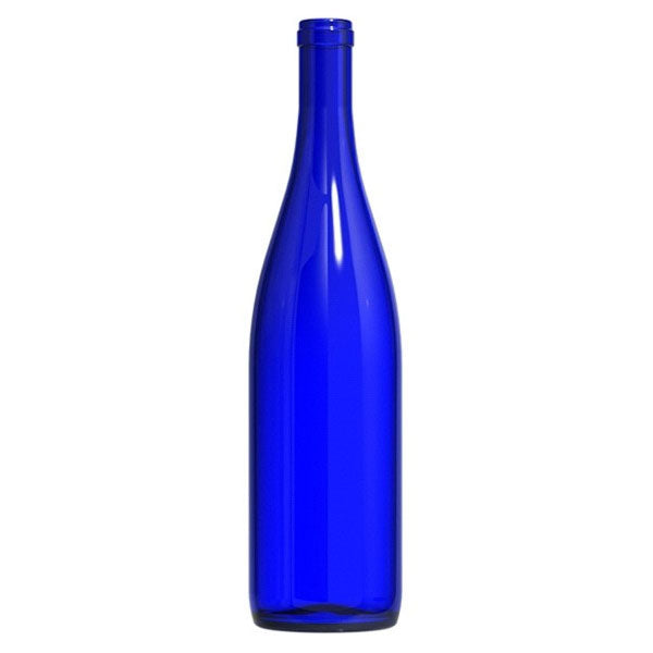 Blue - Hock Style Wine Bottles - 750ml - 12 per Case